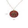Woodland Rose Urn Pendant