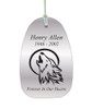 Wolf Memorial Wind Chime Cremation Urn