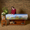 Majestic Mountain & Lake View Cremation Casket