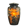 Motorcycle Hand Painted Urn