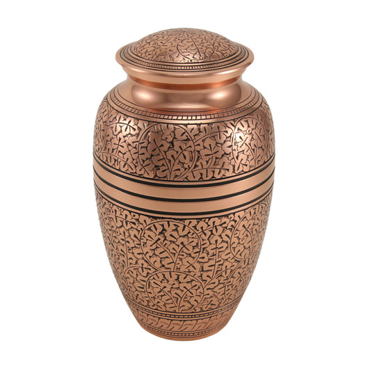 Copper Oak Urn