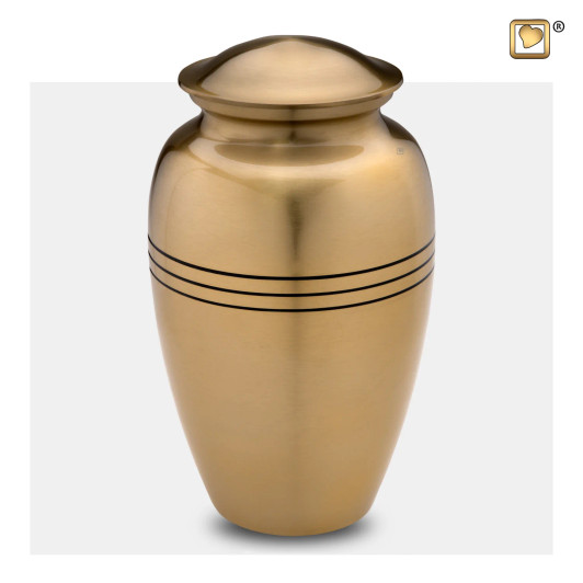 Radiance Brushed Gold Urn
