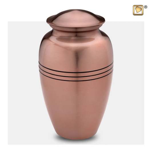 Radiance Brushed Copper Urn