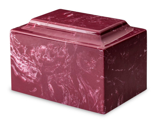 Classic Berry Cultured Marble Urn