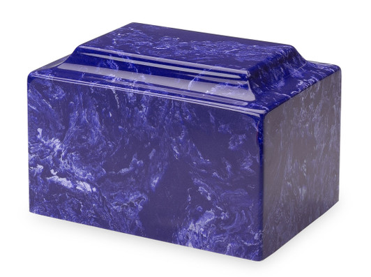 Classic Cobalt Cultured Marble Urn
