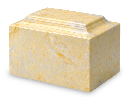 Classic Gold Cultured Marble Urn