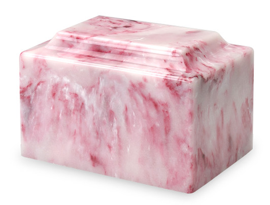 Classic Ruby Cultured Marble Urn