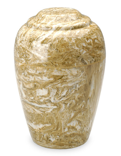 Grecian Neptune Cultured Marble Urn