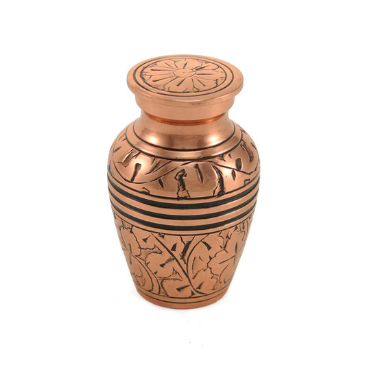 Copper Oak Keepsake Urn