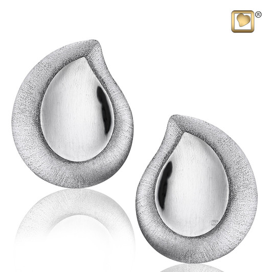TearDrop Two Tone Earrings