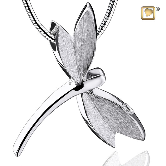 Pedant Dragonfly Rhodium Plated Two Tone