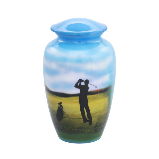 Golfer Theme Series Urn