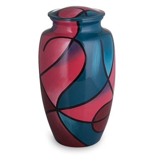 Mosaic Hand Painted Urn