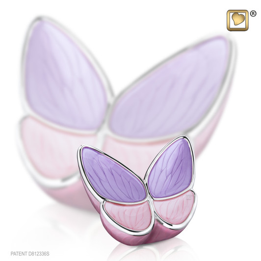 Wings of Hope Lavender Keepsake Urn
