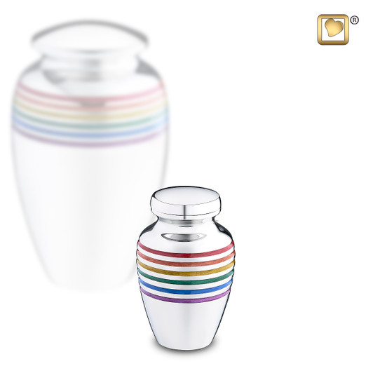 Pride Rainbow Keepsake Urn