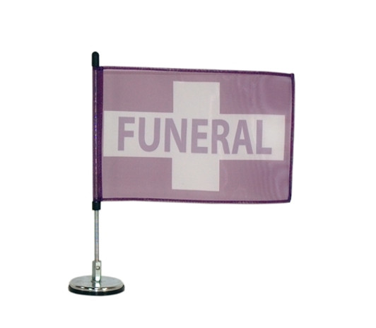 Individual Flexo-Flag -Nylon Banner - Spring Shaft - Magnetic Base
