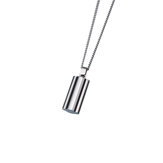 Stainless Steel Narrow Flask Pendant