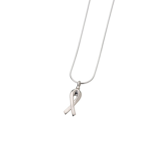 Remembrance Ribbon Pendant - 2 Finishes