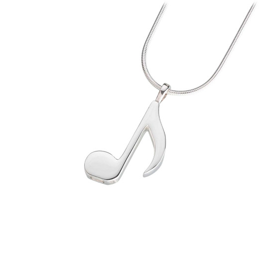 Musical Note Pendant - 2 Finishes