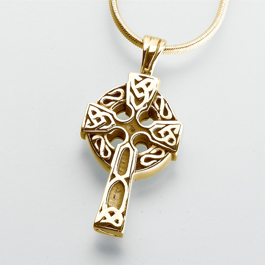 Gold Vermeil Celtic Cross Pendant
