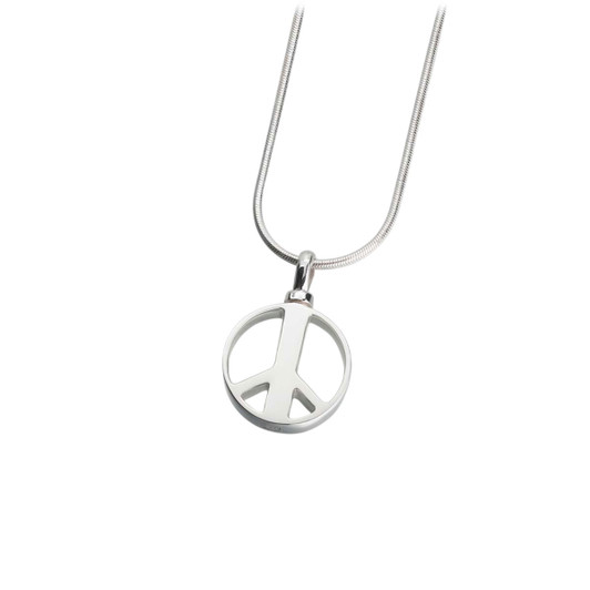 Peace Sign Pendant - 2 Finishes