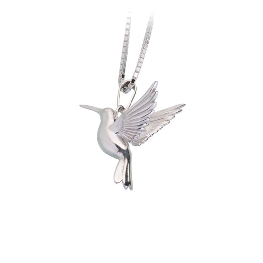Sterling Silver Hummingbird Pendant
