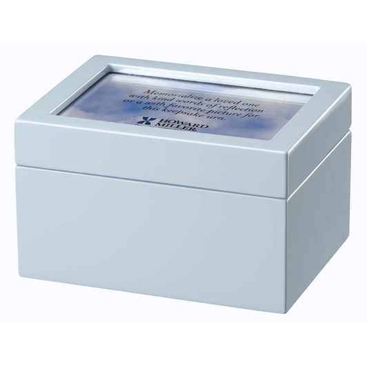 Precious Portrait Urn  - Blue