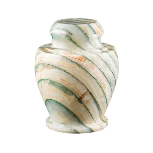 Carpel Onyx Green Urn