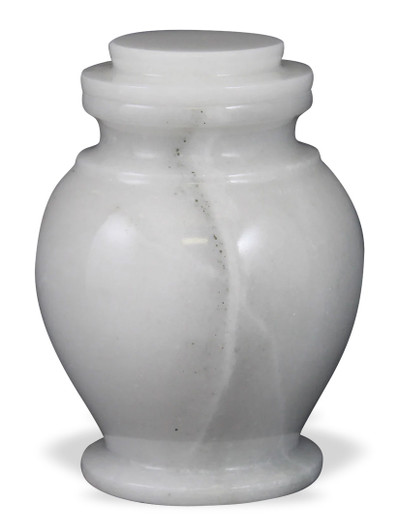 Serenity Antique White Keepsake Urn