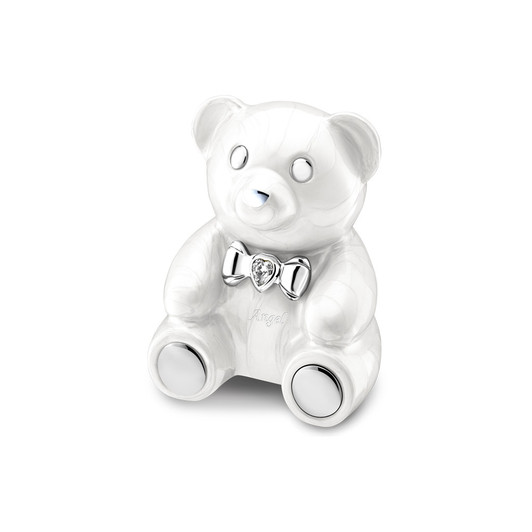 CuddleBear Pearl White Urn