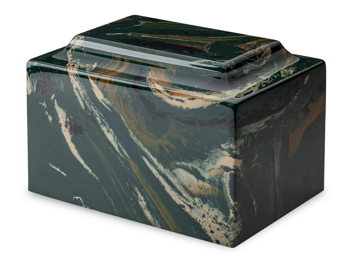 Classic Camouflage Cultured Marble Urn