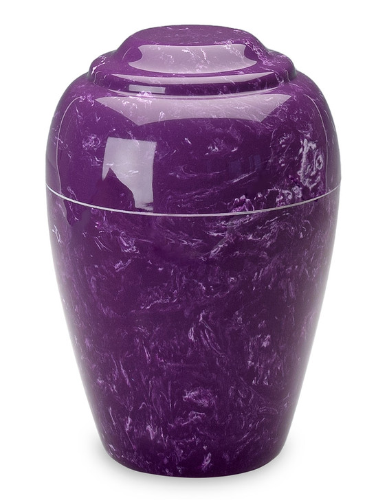 Grecian Amethyst Cultured Marble Urn