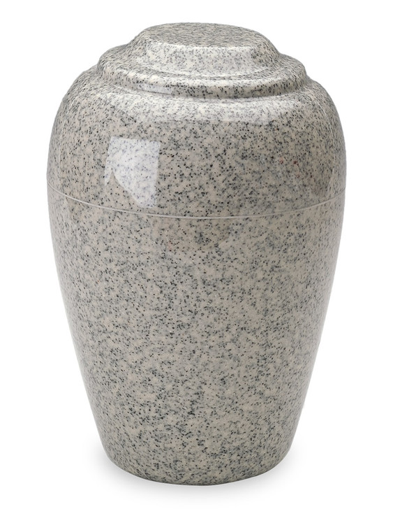 Grecian Mist Gray Cultured Marble Urn