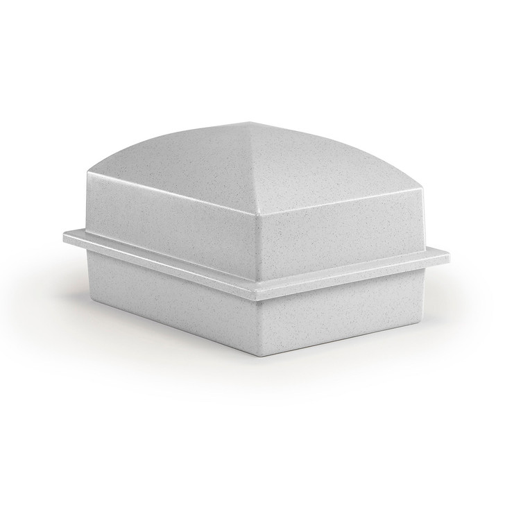 Coronet Single Compact Burial Urn Vault - Granite (3-pack)
