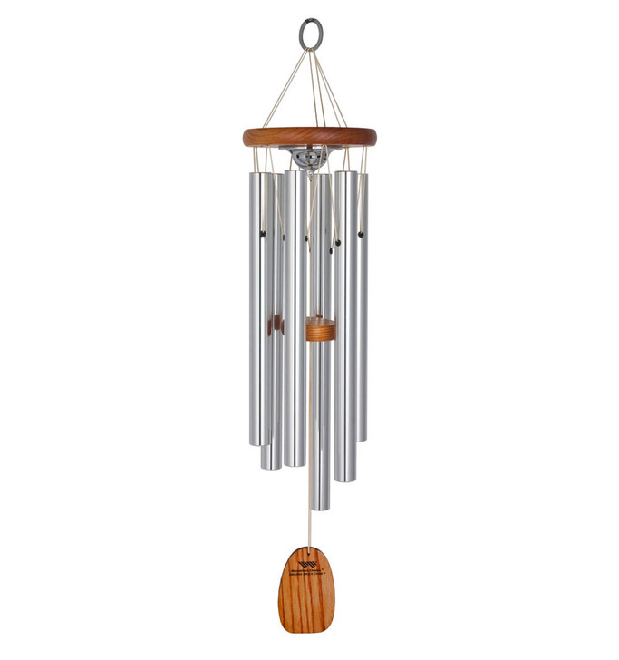 Silver Finish Memorial Wind Chime Cremation Urn