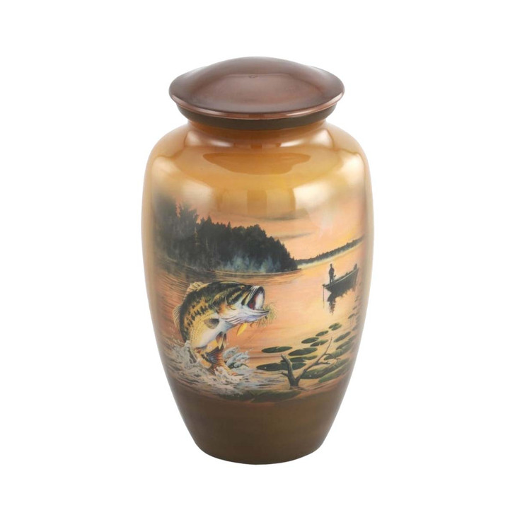 Jumping Bass Theme Series Urn