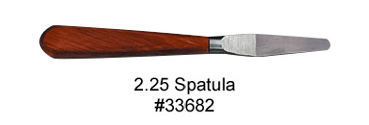 Wood Handle Artists Spatula - 2.25"