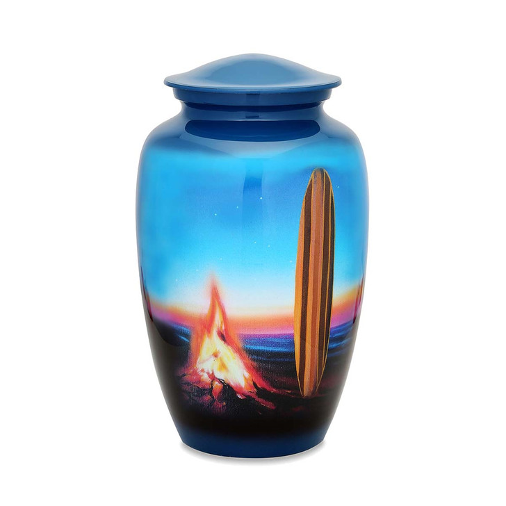 Surfers Respite Hand Painted Urn