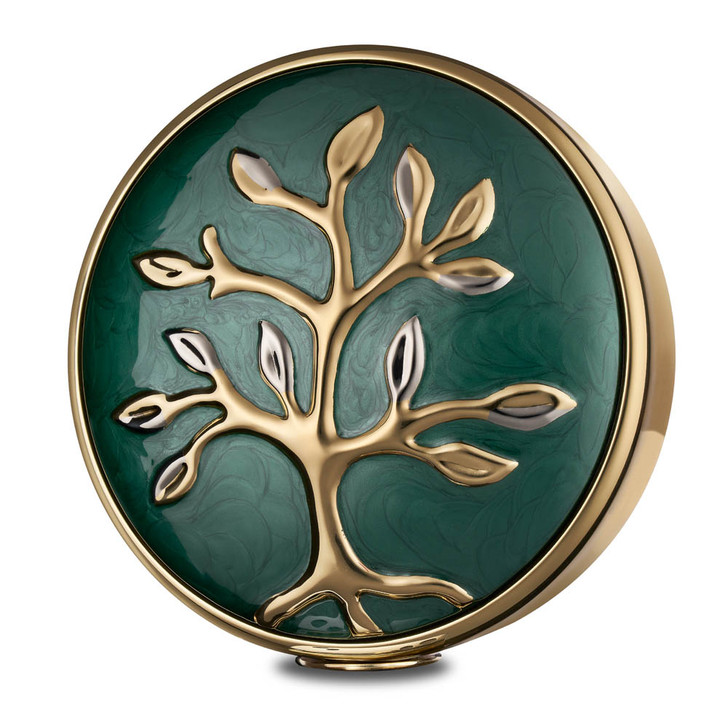 Pearl Green Tree Of Love Standard Adult Cremation Urn