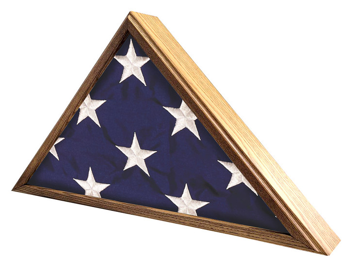 Veteran Flag Case - Oak