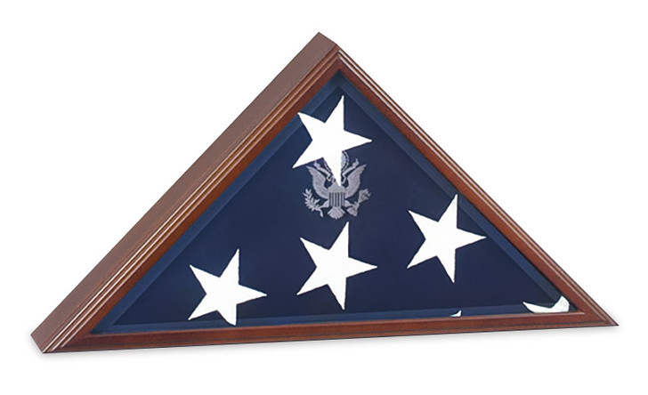 Presidential Flag Case with Laser Great Seal - Cherry