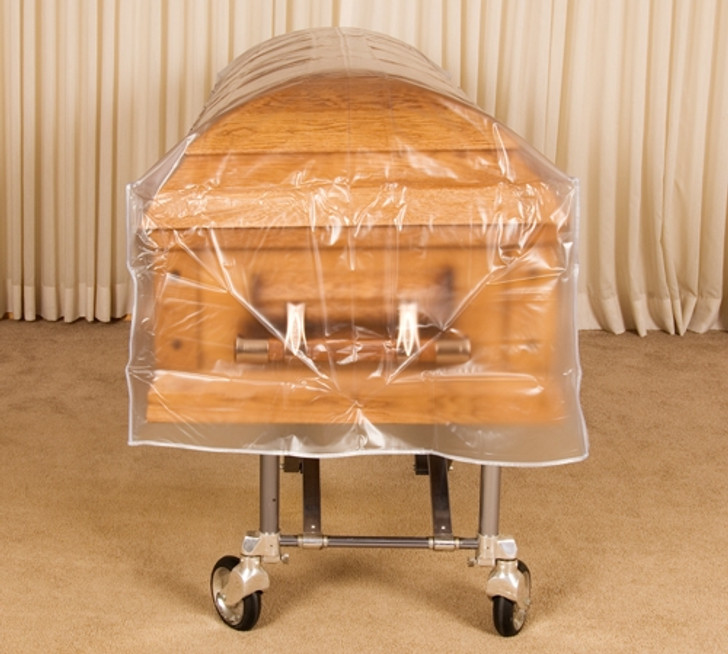 Heavy Weight Casket Cover - Semi Clear