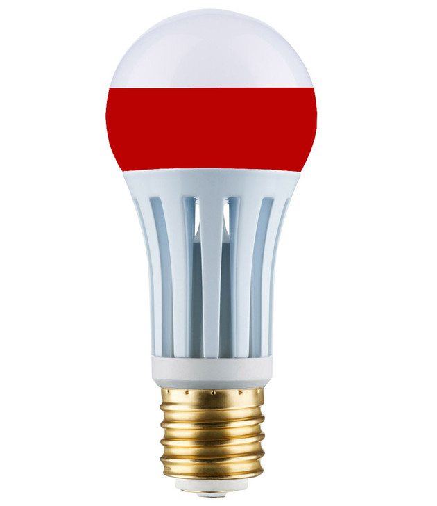 3 - Way LED Red Neck Mogul Base Bulbs