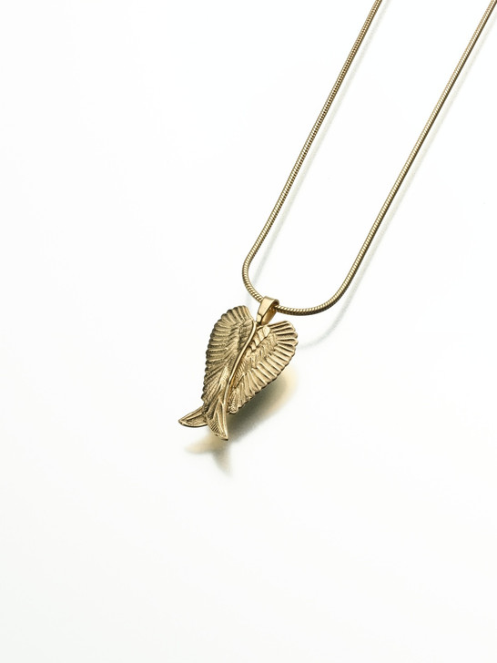 Gold Vermeil Angel Wings Pendant