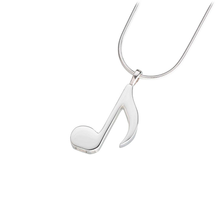 Musical Note Pendant - 2 Finishes