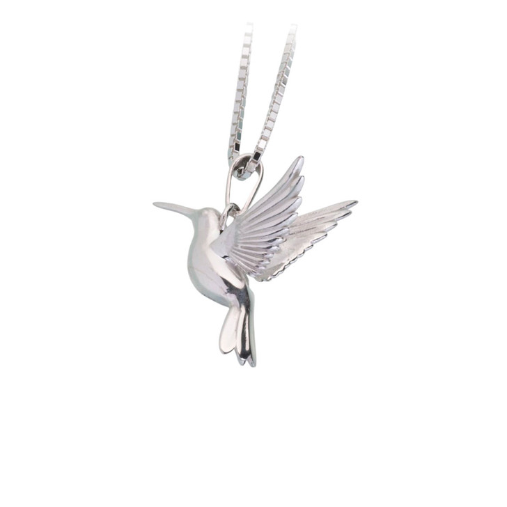 Sterling Silver Hummingbird Pendant