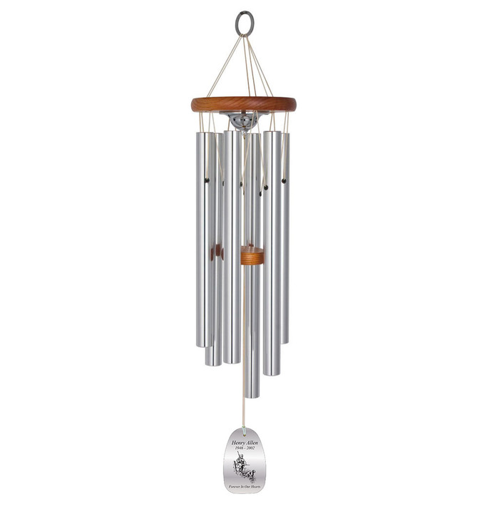 Bird Hunter Memorial Wind Chime Cremation Urn