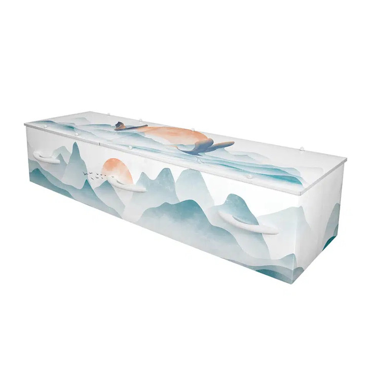 Eternal Peace Cranes Cremation Casket