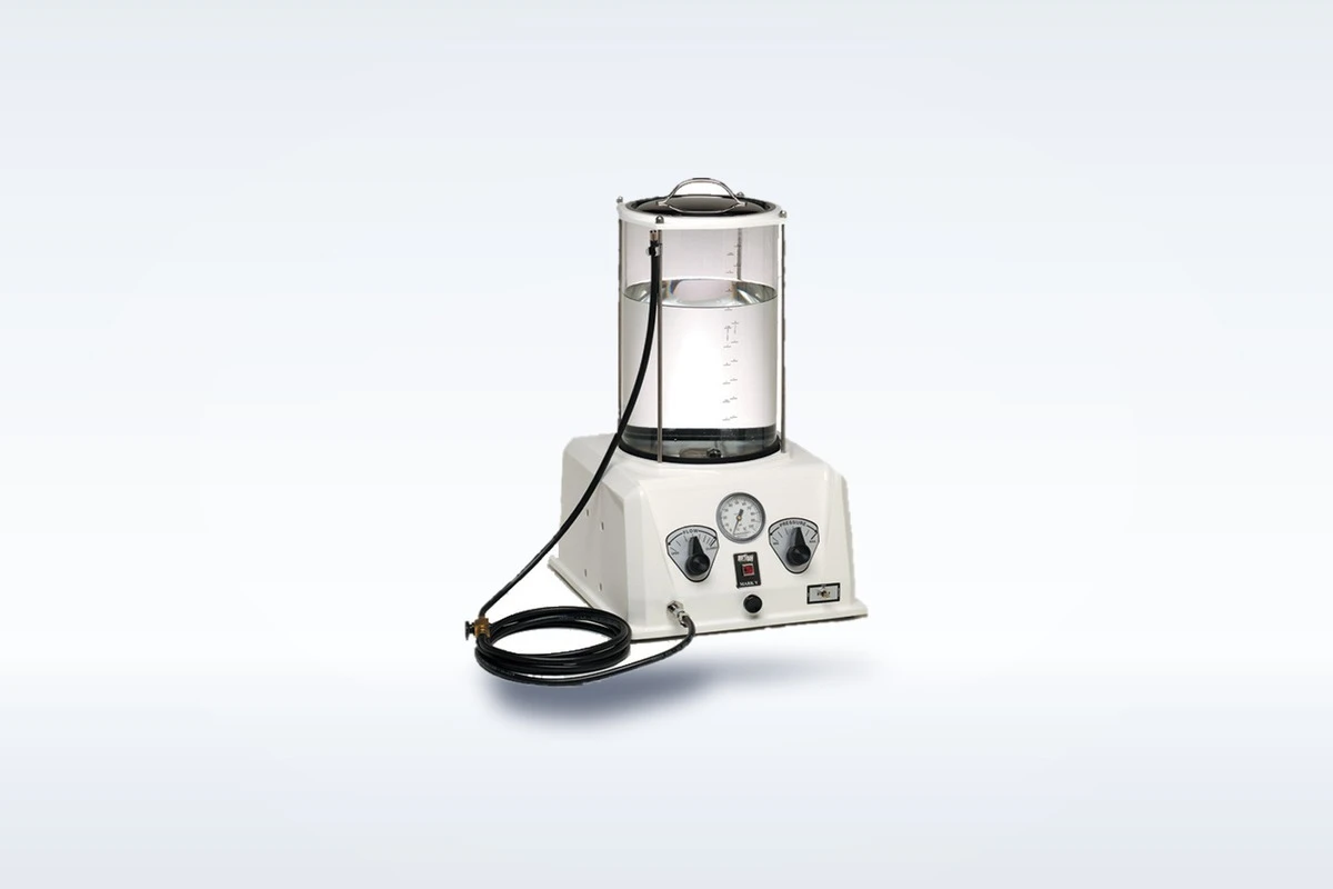 A Porti-Boy Mark V embalming machine from the Turner Memorial prep room range