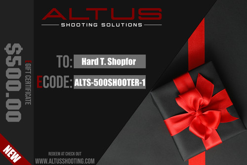 ALTUS Shooting eGift Certificate